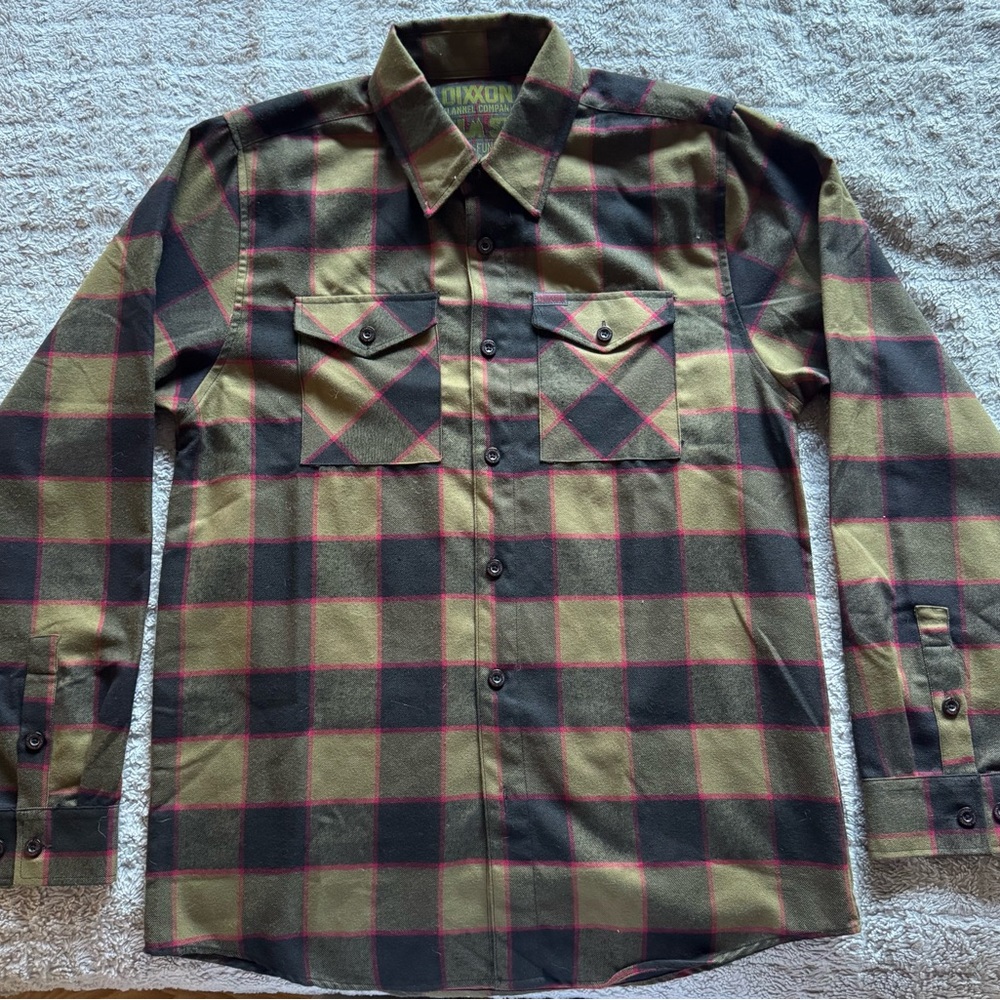 Men's Dixxon flannel- original Elm Street edition - Black and Green